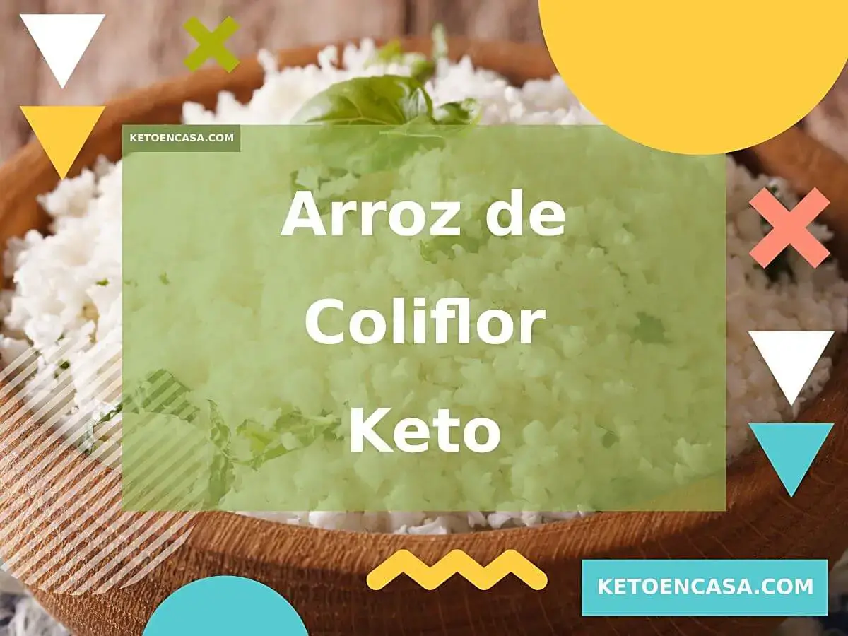 Receta arroz de coliflor Keto - Keto En Casa