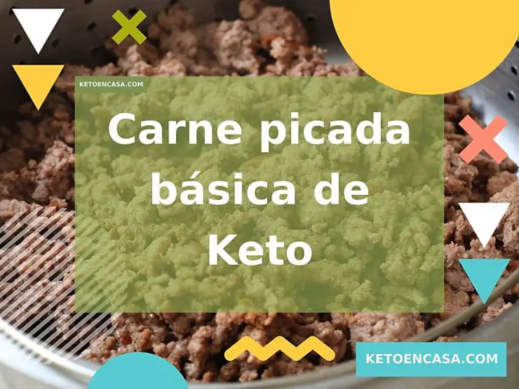 Carne picada básica de Keto feature