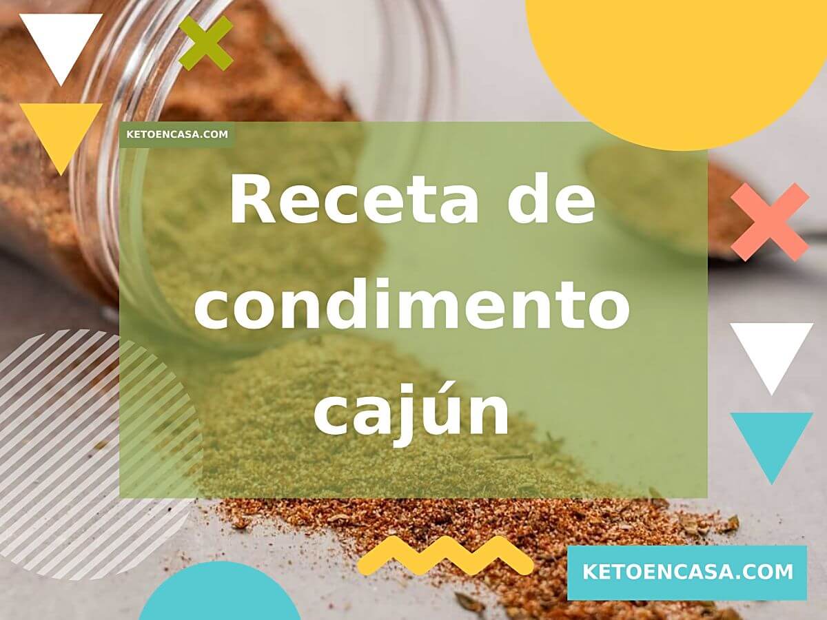 Receta Keto de condimento mezcla de especias cajún - Keto En Casa