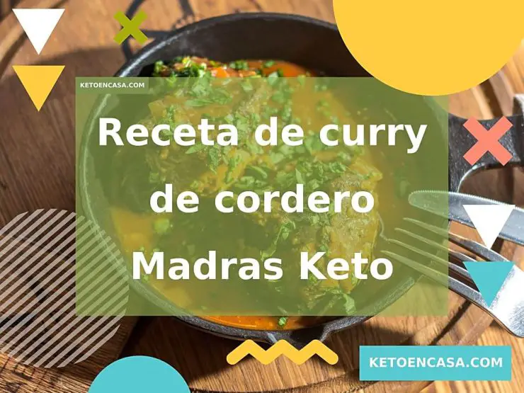 Receta de curry de cordero Madras Keto Feature