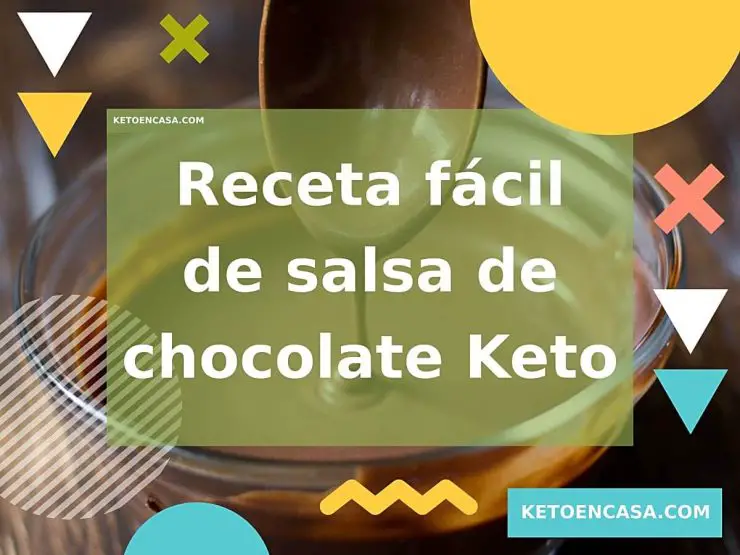 Receta fácil de salsa de chocolate Keto feature