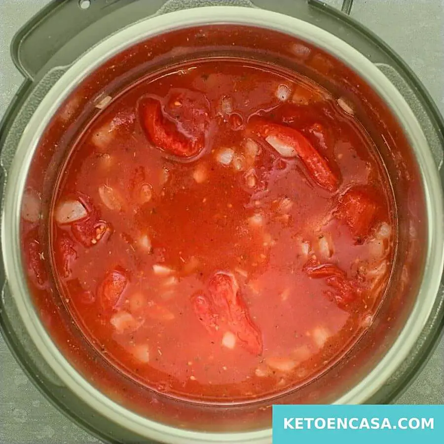Sopa de tomate cremosa Keto