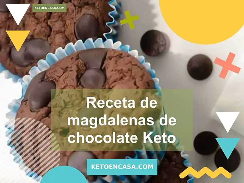 Receta de magdalenas de chocolate Keto feature