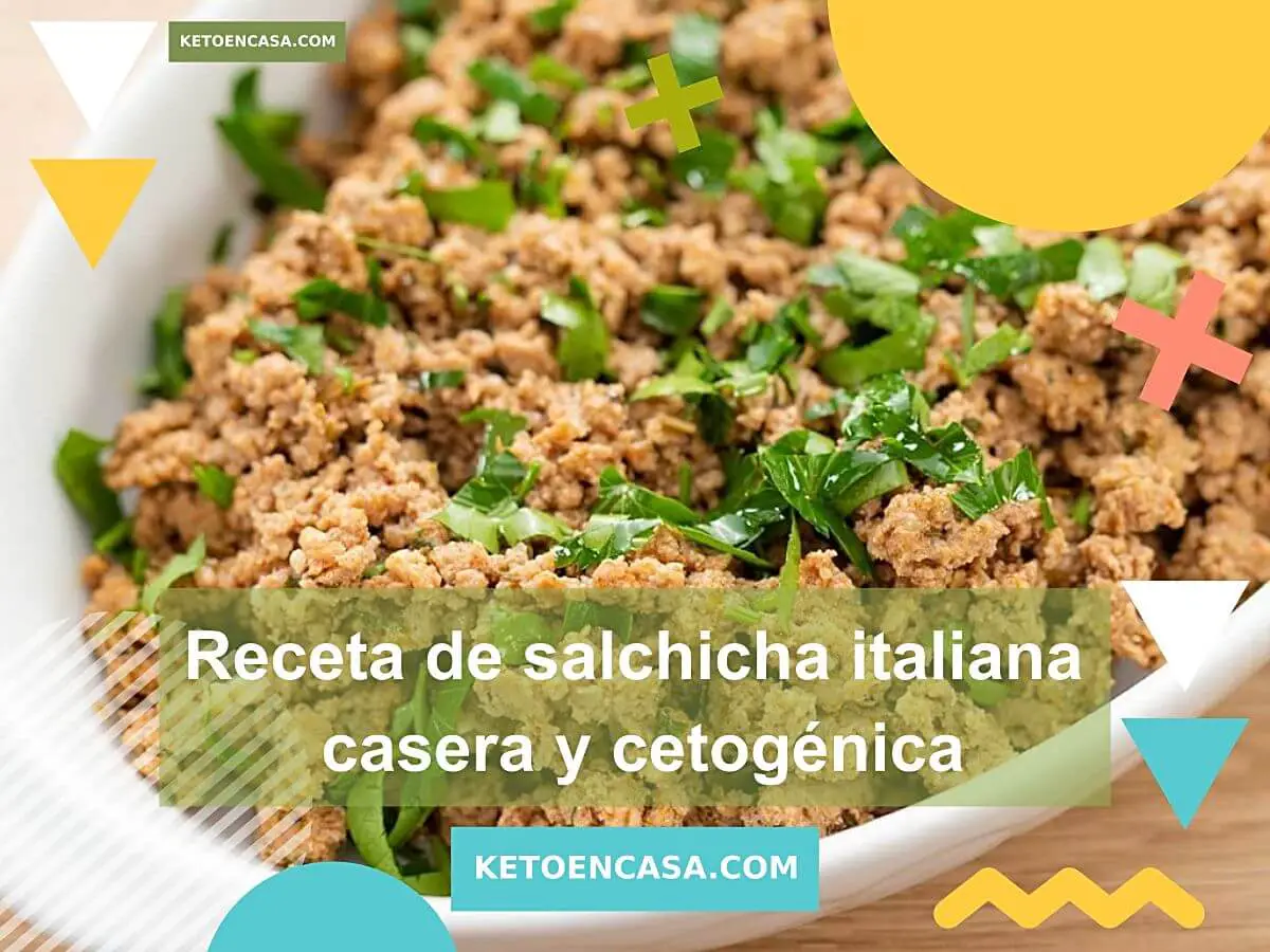 Receta Keto de salchicha italiana casera- Keto En Casa