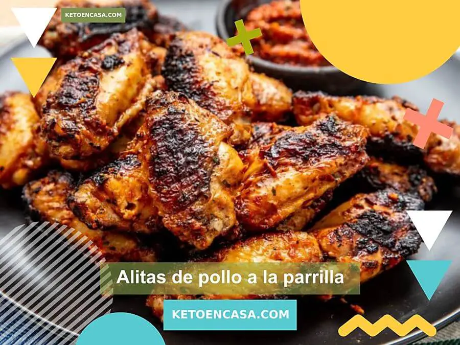 Receta Alitas de Pollo a la Parrilla Keto - estilo barbacoa tejana!